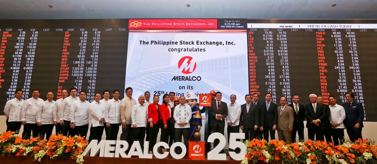 MER shares mark 25th year at the Exchange