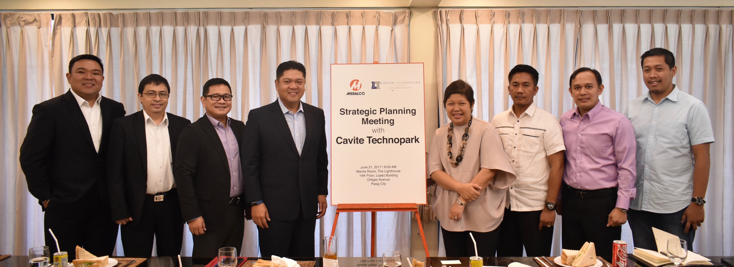 Meralco and Cavite Technopark (CTP) Collaborates for their Journey to 2021.