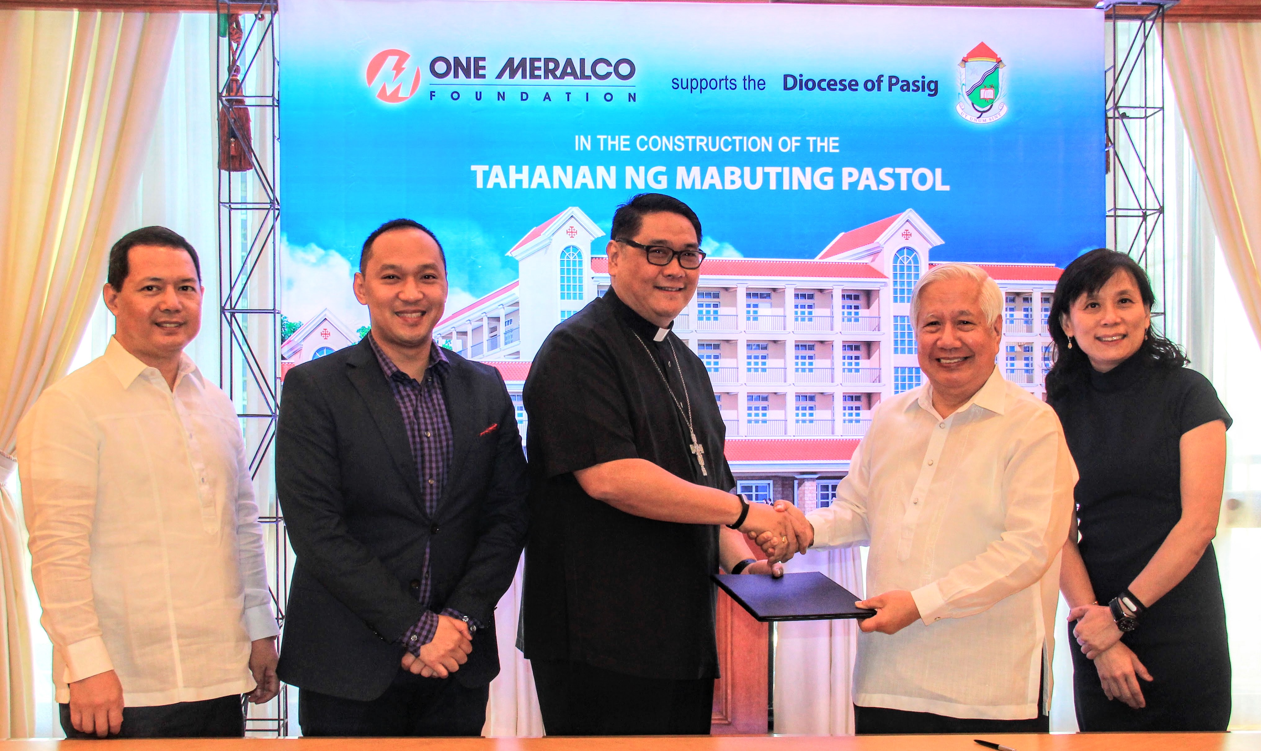 One Meralco Foundation helps build Pasig diocesan center