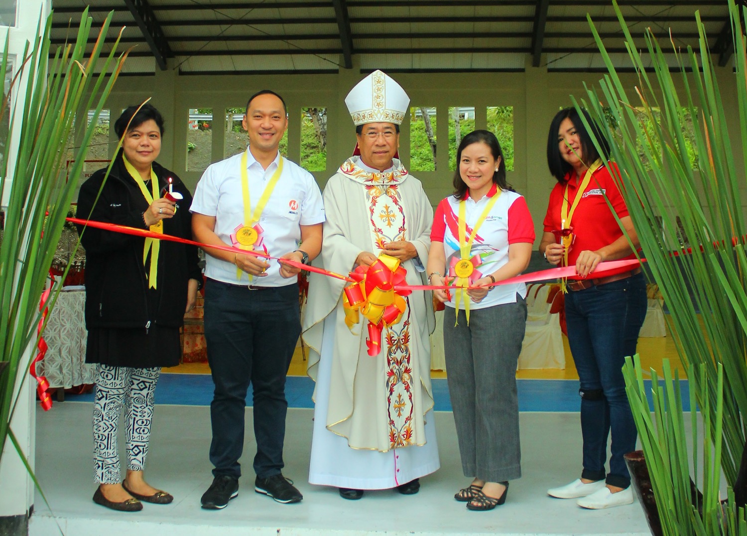 One Meralco Foundation opens doors of the MVP Tulong Kapatid evacuation center in Leyte