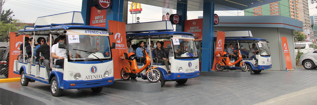Meralco recently launched the Meralco eVehicle Power Station at the Ateneo de Manila campus