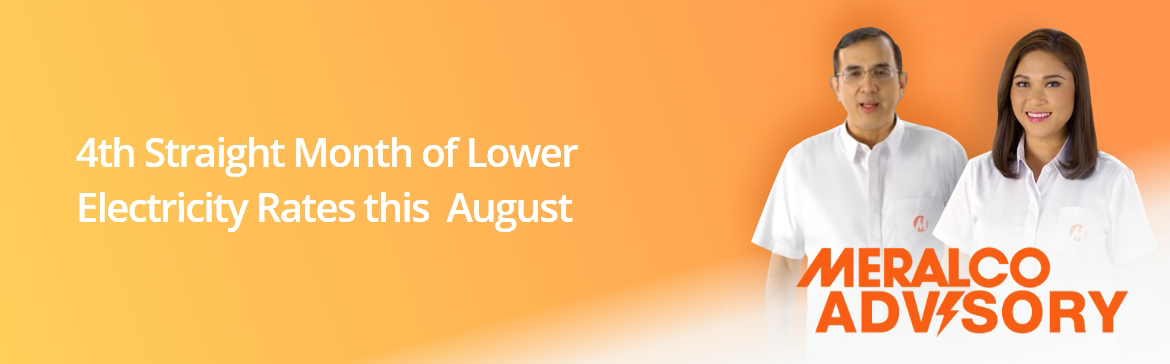 Meralco Advisory Banner image