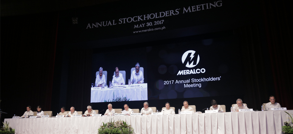 Meralco Annual Stockholders Meeting