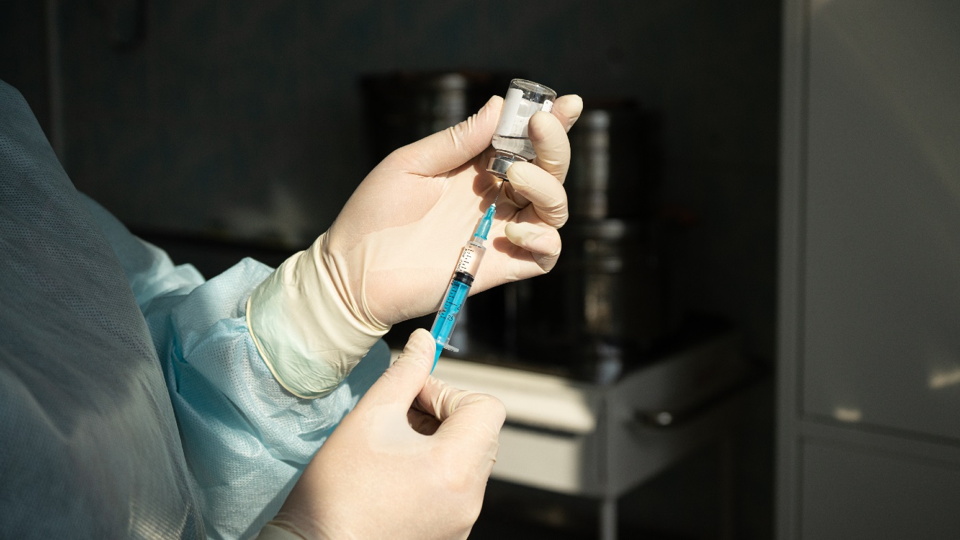 Vaccines being stored in cooling units