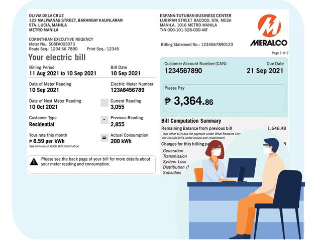 Meralco's new bill format
