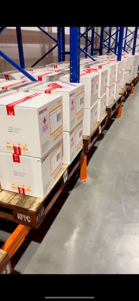 Vaccines stored in MetroPac facilities