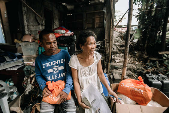 Bringing aid to calamity-stricken Filipinos  1