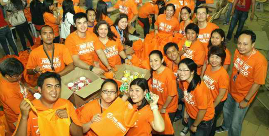 Meralco Caring, Sharing, Rebuilding