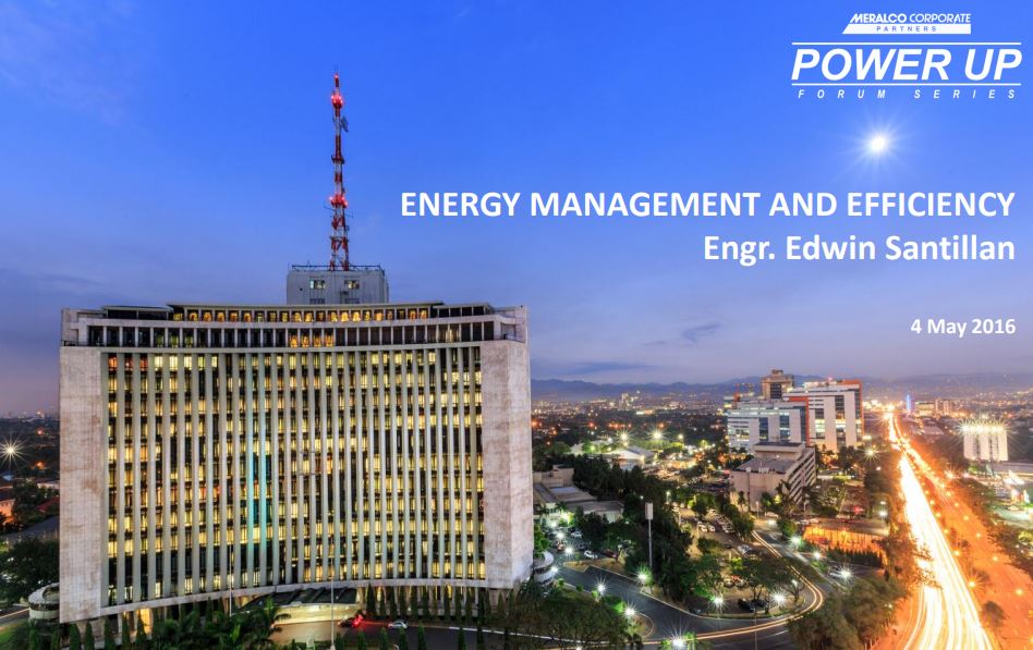 Energy Management and Efficiency