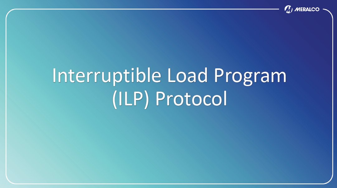 Interruptible Load Program (ILP) Guidelines and Protocol May 20, 2021