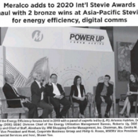 Meralco Wins Two Stevies