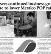 FPI sees  continued business growth due to lower Meralco POP rates